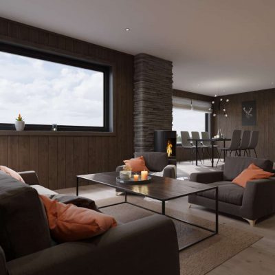 Interior - Traditional cabin